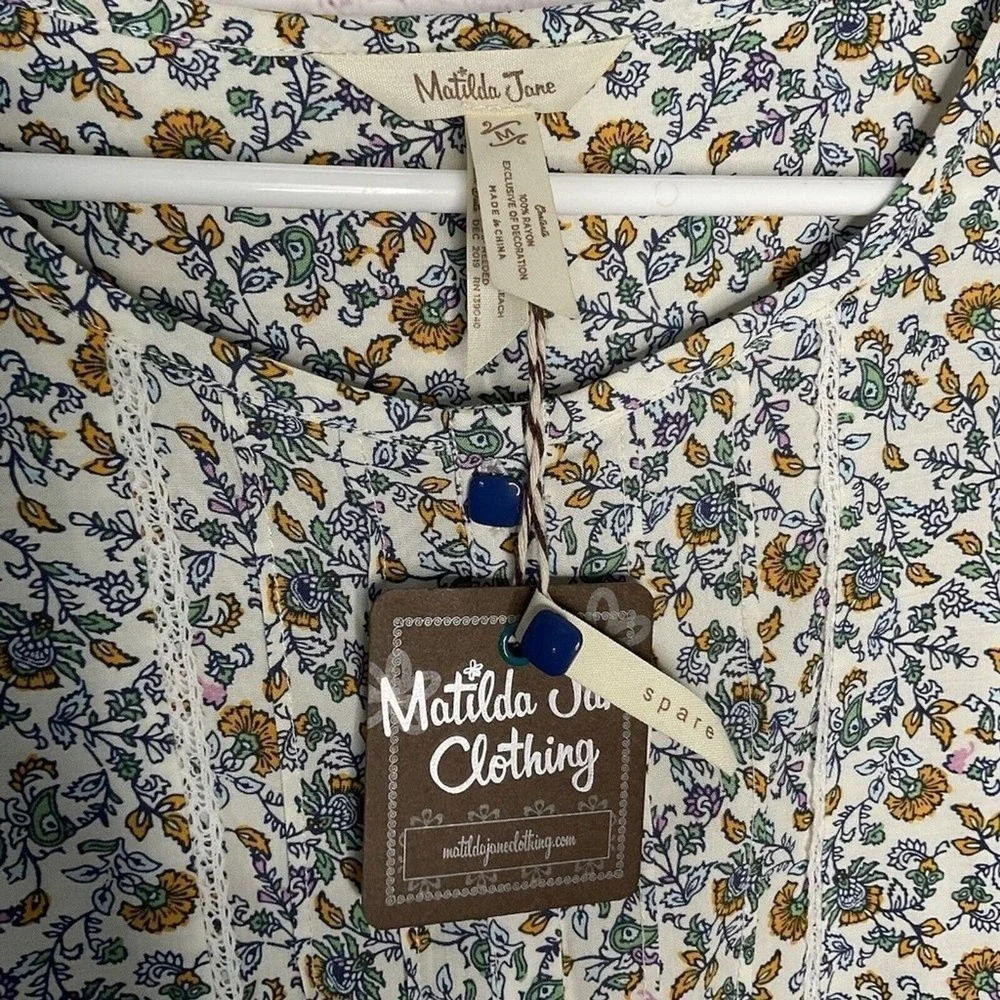 NWT Matilda Jane Spare Lets Go Together I'll Follow Midi Dress Women‎ M China